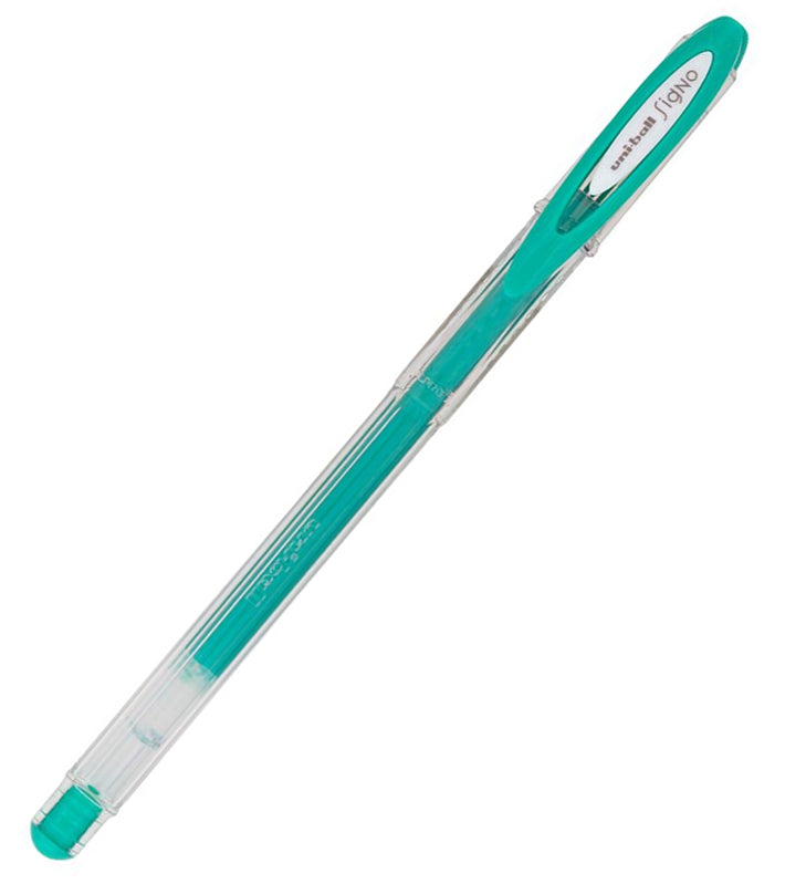 Penna Roller Gel Uniball Signo Angelic con Tratto 0,7 mm e Inchiostro Verde