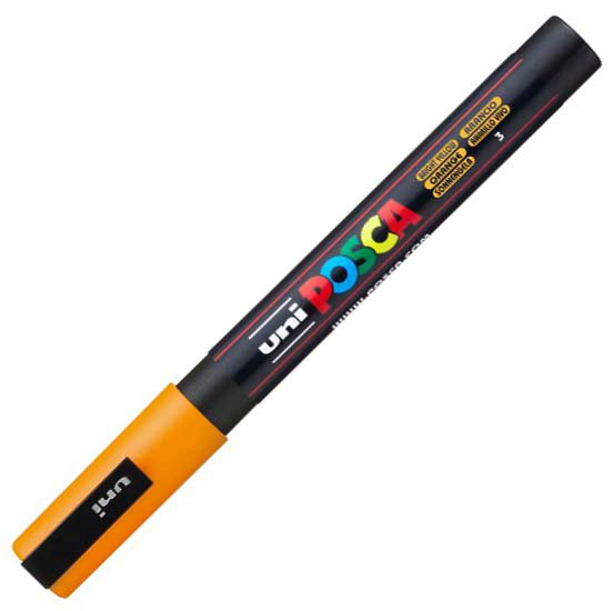 Pennarello Marcatore a Tempera Uni Posca a Punta Fine Arancio
