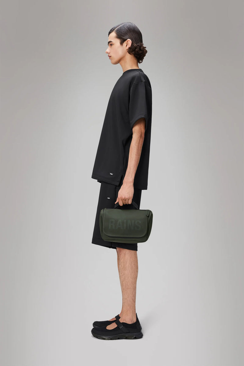 Beauty Case Texel Wash Bag RAINS Impermeabile W3 Green