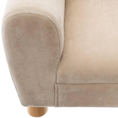 Poltrona Bambini Orso Beige con Orecchie