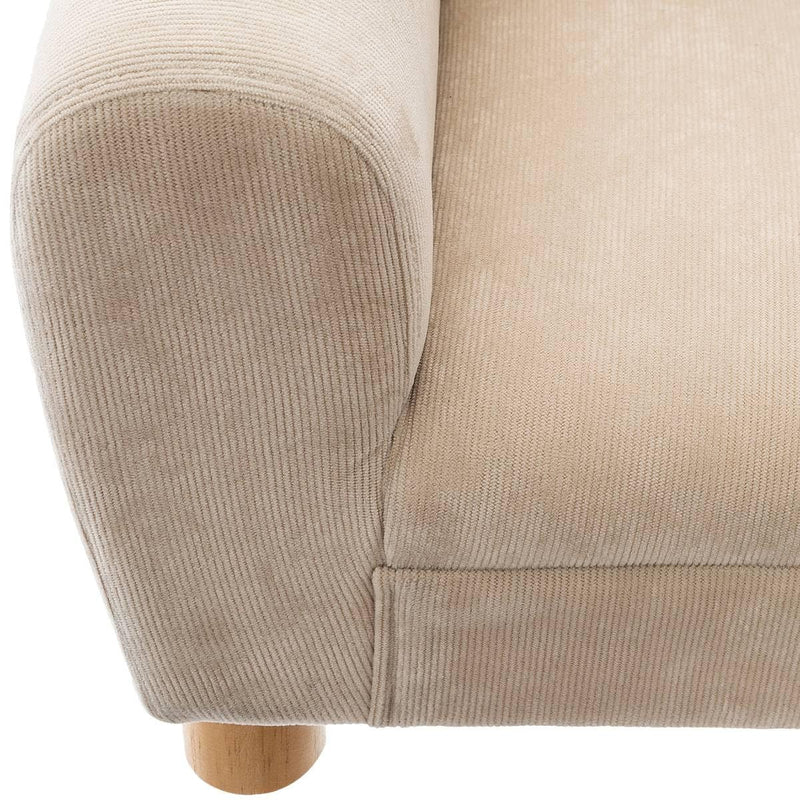 Poltrona Bambini Orso Beige con Orecchie