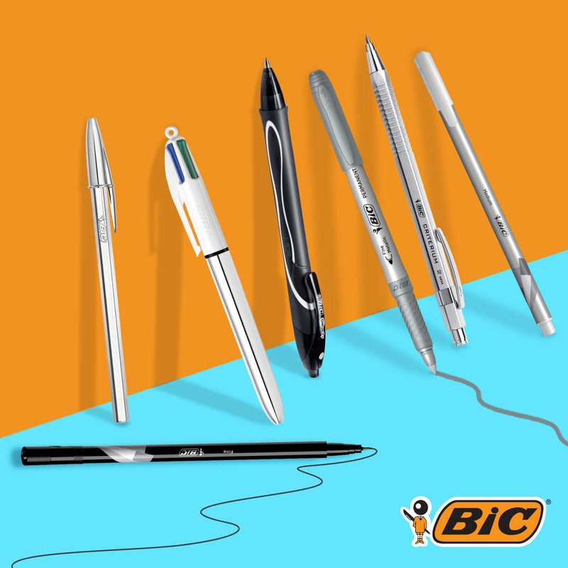 BIC Set di Scrittura Multiuso 7 pezzi Argento