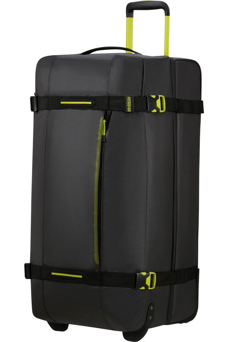 Borsone con Ruote American Tourister Urban Track L Coated Black e Lime