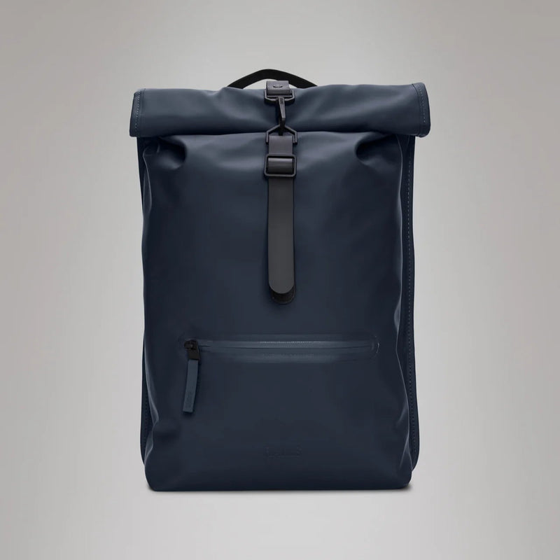 Zaino RAINS Rolltop Rucksack Impermeabile W3 Navy