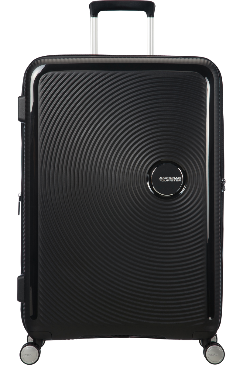 Valigia Grande Espandibile American Tourister Soundbox Spinner 77 cm con TSA Bass Black