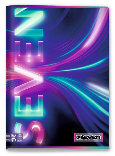 Quaderno A4 Maxi Seven Girl Fantasie Assortite / 100 gr / Riga A