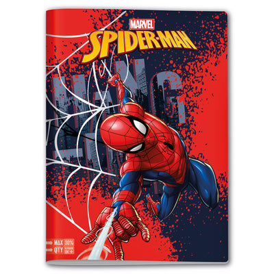 Quaderno A4 Maxi Spider-Man Fantasie Assortite / 100 gr / Riga A
