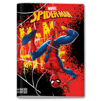 Quaderno A4 Maxi Spider-Man Fantasie Assortite / 100 gr / Riga A