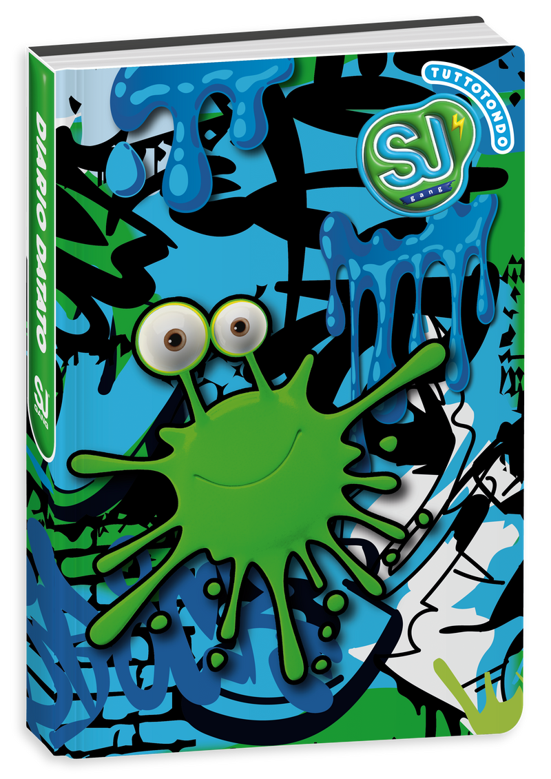 Diario Agenda 10 Mesi Datato Sj Gang Boy 25/26 / Copertine Assortite