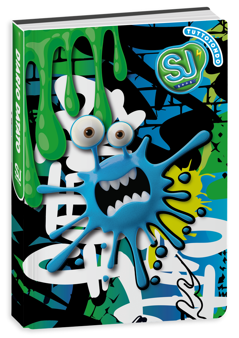 Diario Agenda 10 Mesi Datato Sj Gang Boy 25/26 / Copertine Assortite