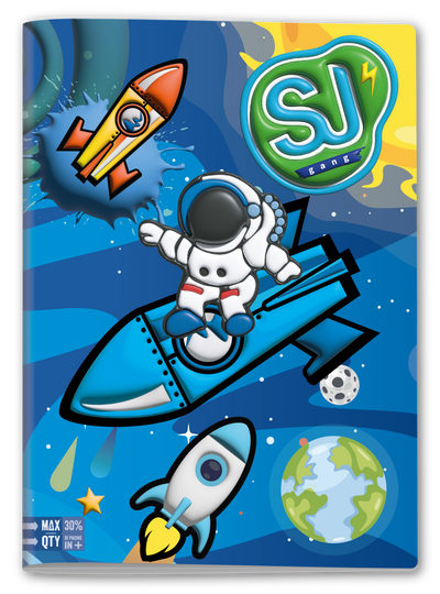Quaderno A4 Maxi Sj Gang Boy Fantasie Assortite / 100 gr / 1 Rigo