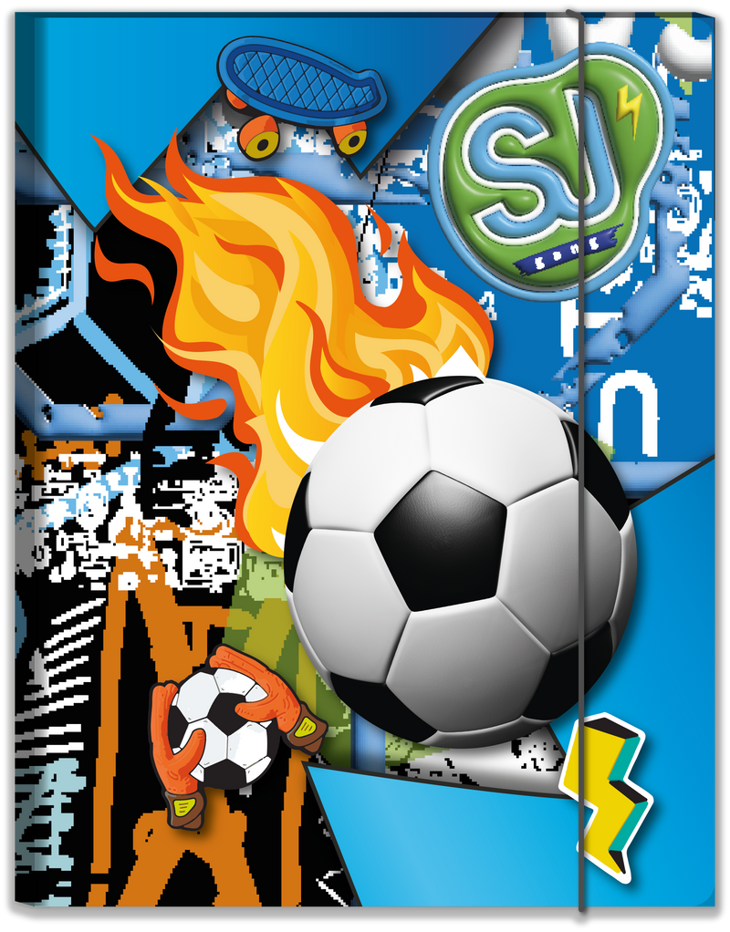 Cartella con Elastico Dorso 1 cm Sj Gang Sj Gang Boy / Copertine Assortite