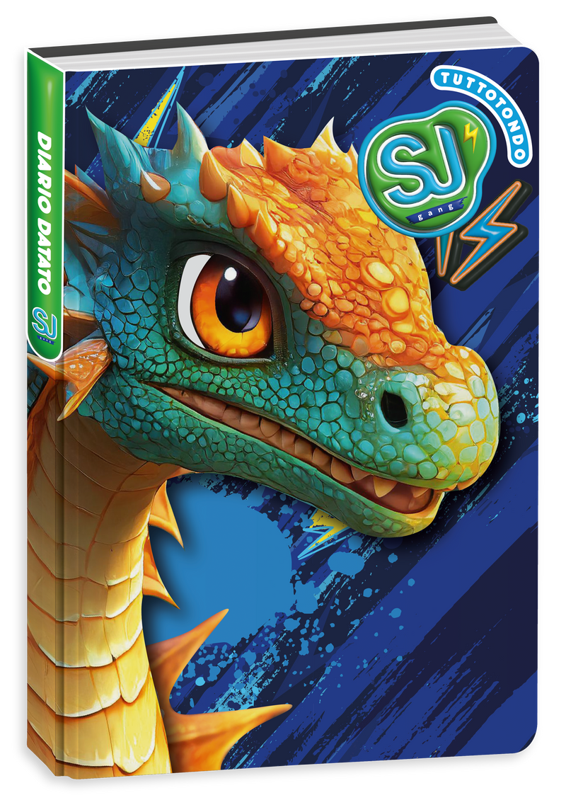 Diario Agenda 10 Mesi Datato Sj Gang Animali Boy 25/26 / Copertine Assortite