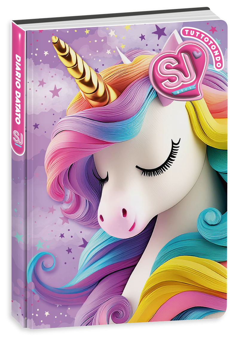 Diario Agenda 10 Mesi Datato Sj Gang Animali Girl 25/26 / Copertine Assortite