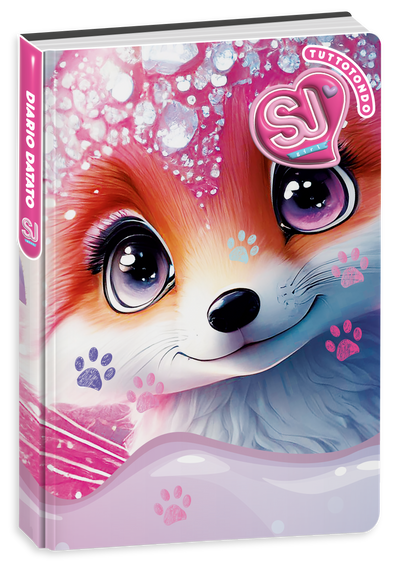 Diario Agenda 10 Mesi Datato Sj Gang Animali Girl 25/26 / Copertine Assortite