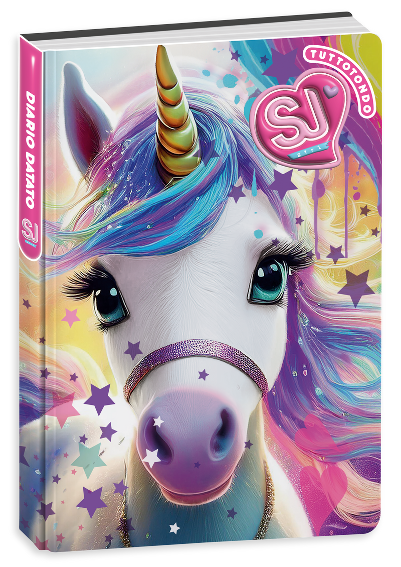Diario Agenda 10 Mesi Datato Sj Gang Animali Girl 25/26 / Copertine Assortite