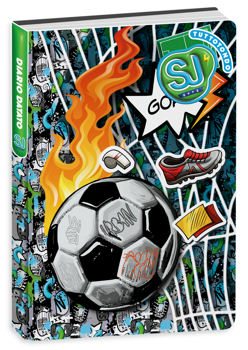 Diario Agenda 10 Mesi Datato Sj Gang Wondrous Boy 25/26 / Copertine Assortite