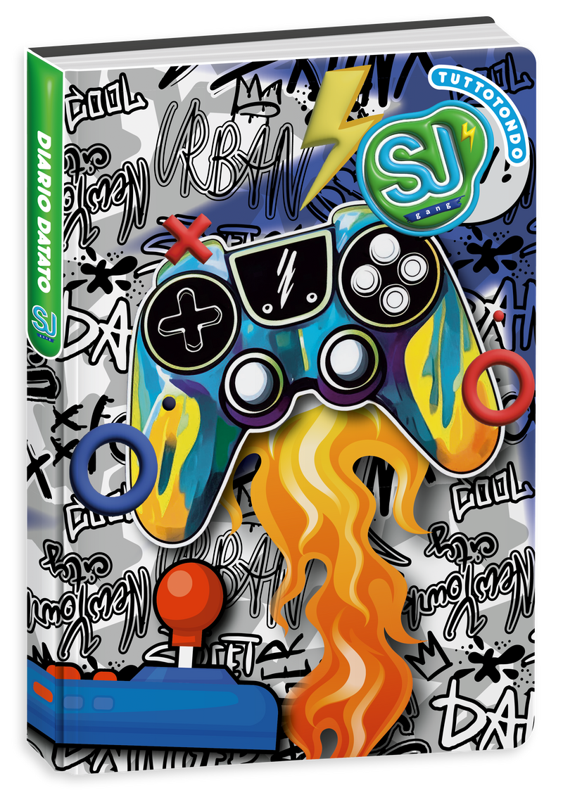 Diario Agenda 10 Mesi Datato Sj Gang Wondrous Boy 25/26 / Copertine Assortite