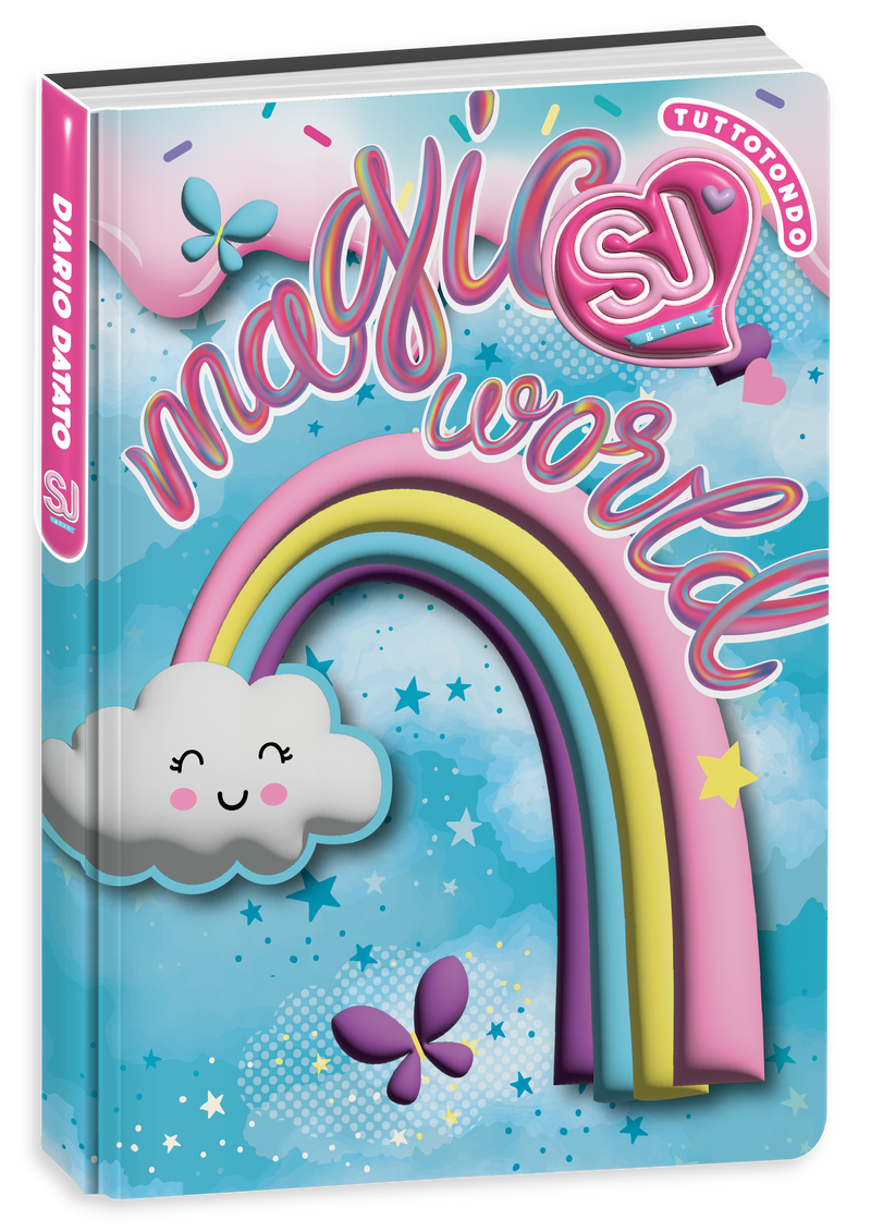 Diario Agenda 10 Mesi Datato Sj Gang Wondrous Girl 25/26 / Copertine Assortite