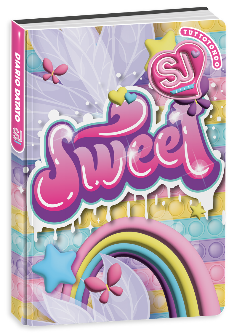 Diario Agenda 10 Mesi Datato Sj Gang Wondrous Girl 25/26 / Copertine Assortite
