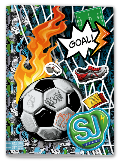 Quaderno A4 Maxi Sj Gang Wondrous Boy Fantasie Assortite / 100 gr / Riga C