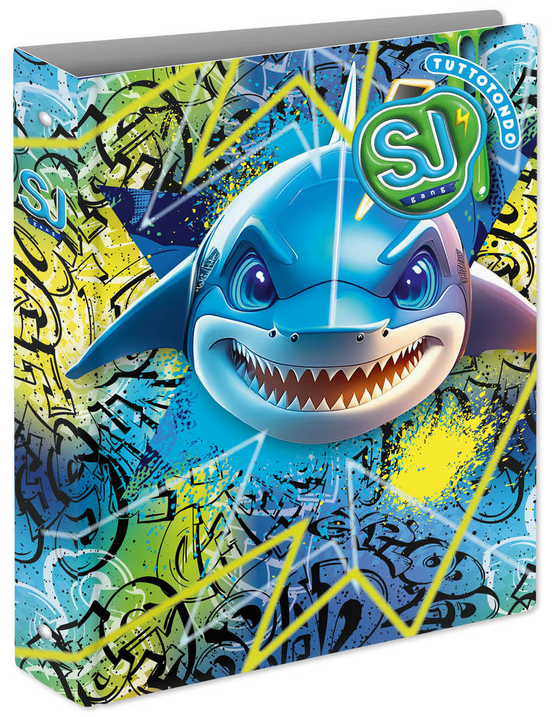 Copertina Anelli A4 Maxi Dorso 3 cm Sj Gang Animali Boy