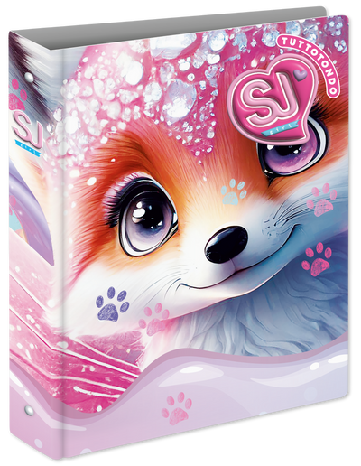 Copertina Anelli A4 Maxi Dorso 3 cm Sj Gang Animali Girl