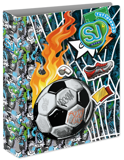 Copertina Anelli A4 Maxi Dorso 3 cm Sj Gang Wondrous Boy