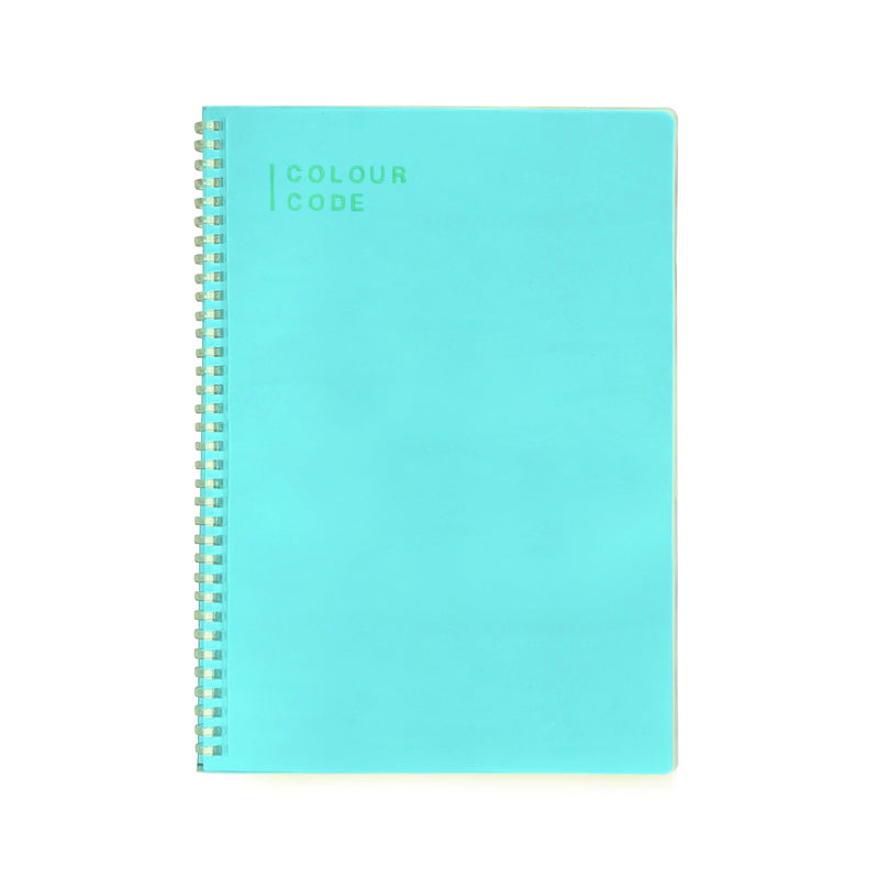 Quaderno Spiralato Maxi Colour Code Fluocode Fantasie Assortite / 80 gr / Quadretti 5 mm