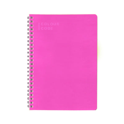 Quaderno Spiralato A5 Colour Code Fluocode Fantasie Assortite / 80 gr / 1 Rigo