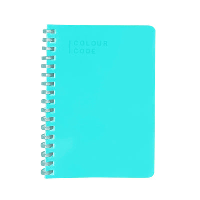 Quaderno Spiralato A6 Colour Code Fluocode Fantasie Assortite / 80 gr / Quadretti 5 mm