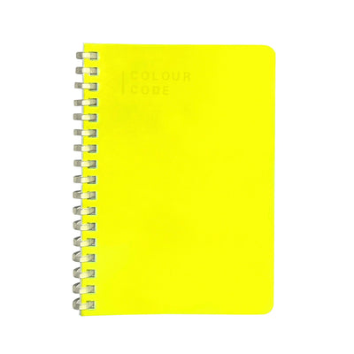 Quaderno Spiralato A6 Colour Code Fluocode Fantasie Assortite / 80 gr / Quadretti 5 mm