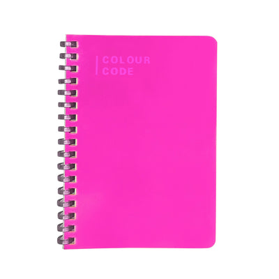 Quaderno Spiralato A6 Colour Code Fluocode Fantasie Assortite / 80 gr / Quadretti 5 mm
