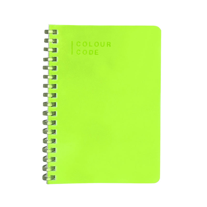 Quaderno Spiralato A6 Colour Code Fluocode Fantasie Assortite / 80 gr / Quadretti 5 mm