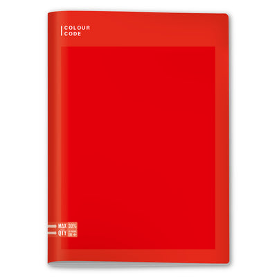 Quaderno A4 Maxi Colour Code Colorful Fantasie Assortite / 100 gr / Riga C