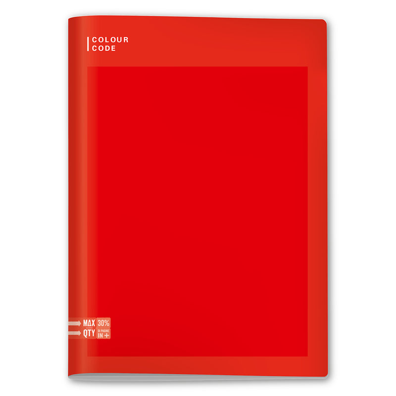 Quaderno A4 Maxi Colour Code Colorful Fantasie Assortite / 100 gr / Riga C
