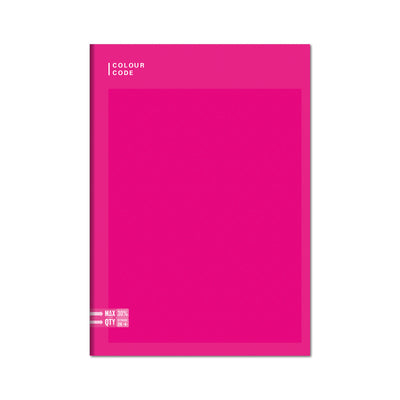 Quaderno A4 Maxi Colour Code Colorful Fantasie Assortite / 100 gr / Riga C