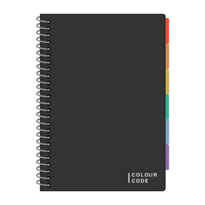Quaderno Spirale in PPL con Divisori Colour Code Project / 1 Rigo