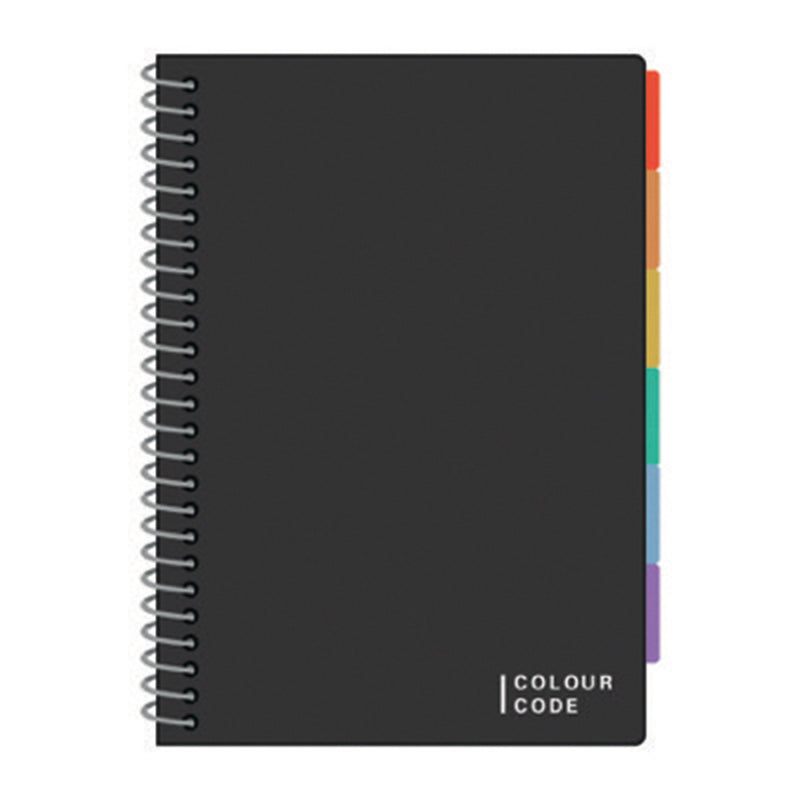 Quaderno Spirale in PPL con Divisori Colour Code Project / 1 Rigo