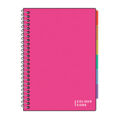 Quaderno Spirale in PPL con Divisori Colour Code Project / 1 Rigo