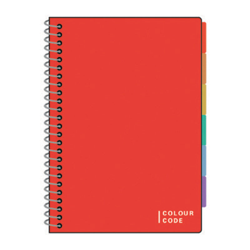 Quaderno Spirale in PPL con Divisori Colour Code Project / 1 Rigo