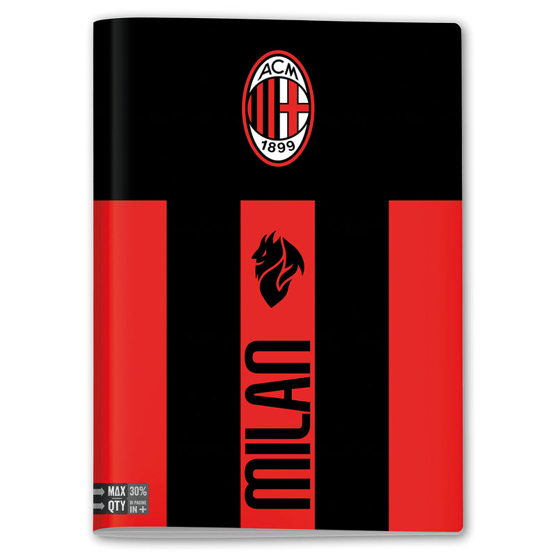 Quaderno A4 Maxi Milan Fantasie Assortite / 100 gr / Quadretti 5 mm con Margini