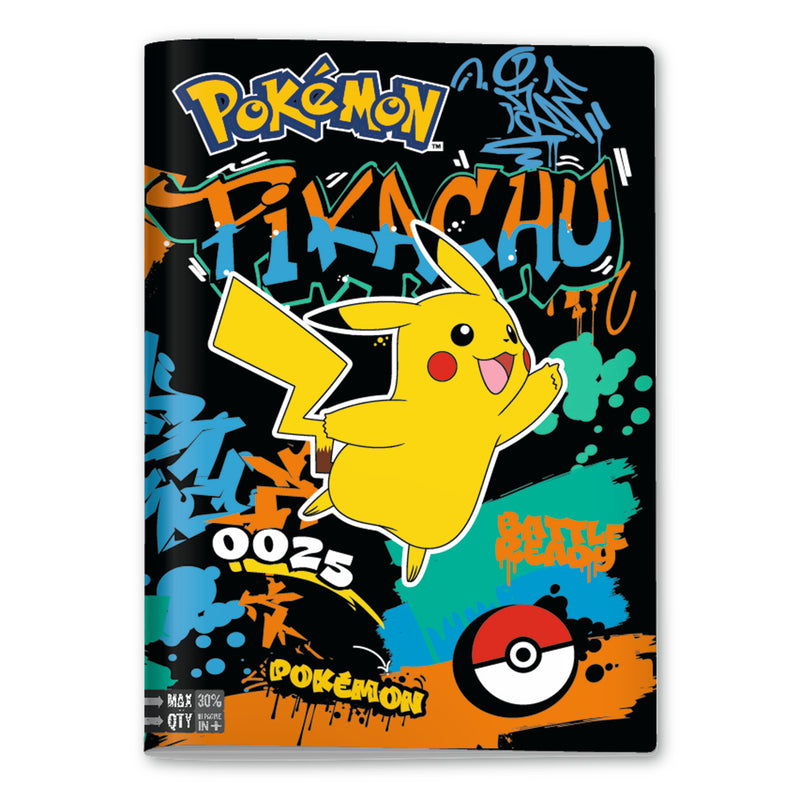 Quaderno A4 Maxi Pokémon Fantasie Assortite / 100 gr / Quadretti 5 mm