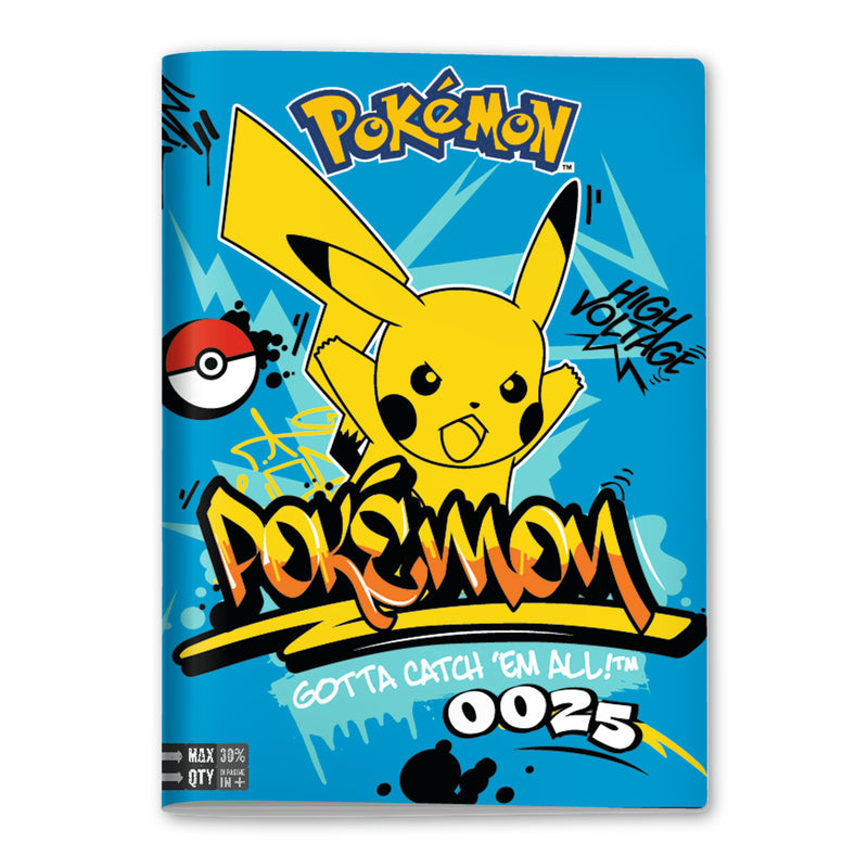 Quaderno A4 Maxi Pokémon Fantasie Assortite / 100 gr / Quadretti 5 mm