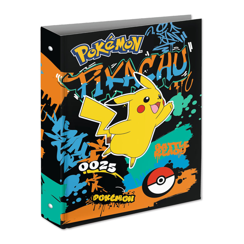 Copertina Anelli A4 Maxi Dorso 3 cm Pokémon