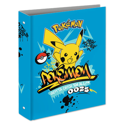 Copertina Anelli A4 Maxi Dorso 3 cm Pokémon
