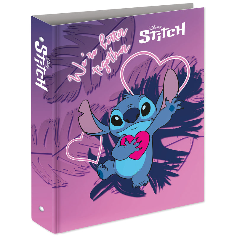 Copertina Anelli A4 Maxi Dorso 3 cm Lilo & Stitch