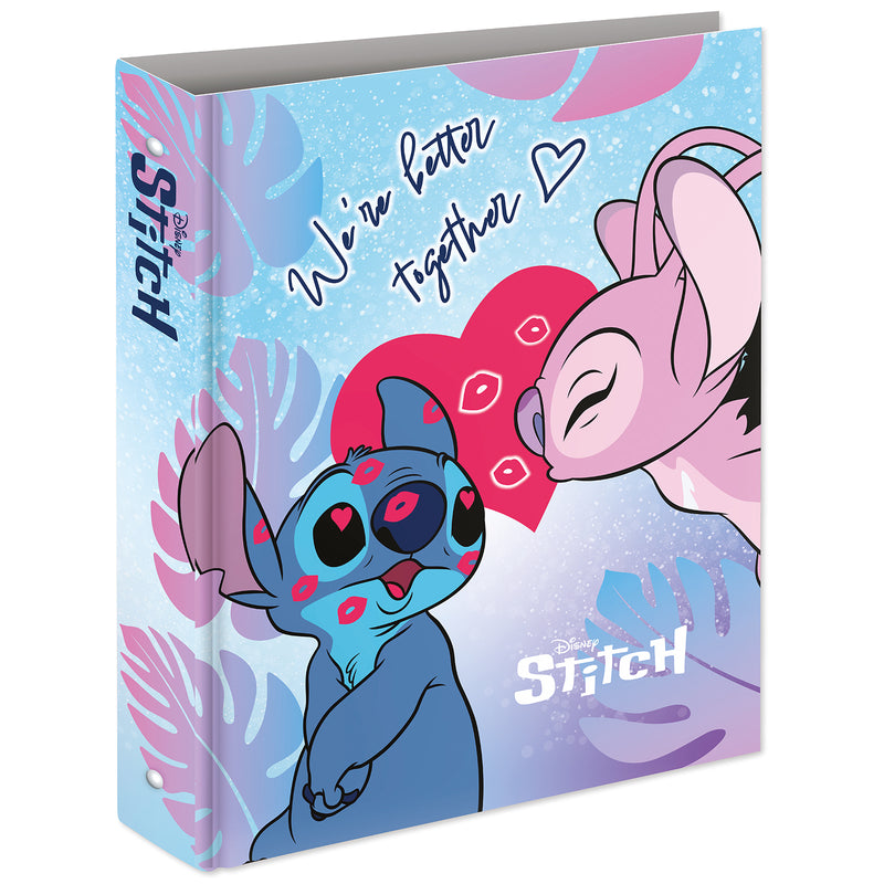 Copertina Anelli A4 Maxi Dorso 3 cm Lilo & Stitch