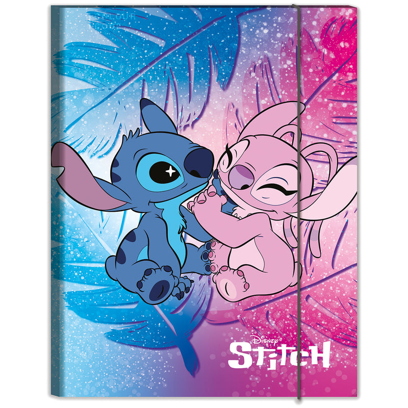 Cartella con Elastico Dorso 1 cm Lilo & Stitch