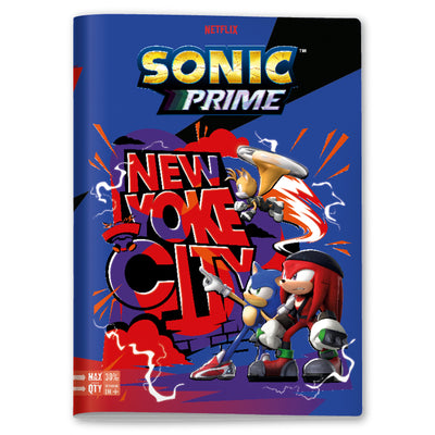 Quaderno A4 Maxi Sonic Prime Fantasie Assortite / 100 gr / Quadretti 5 mm
